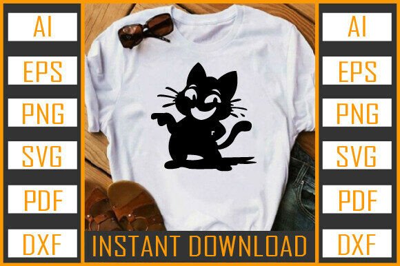 Cat Vector Silhouette 29