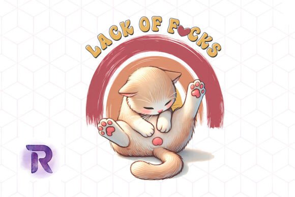 Lack of Funny Cat Sublimation PNG